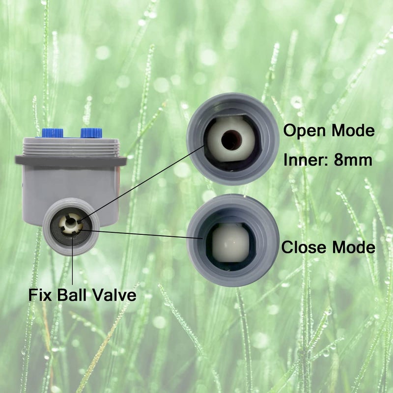 Yardeen Water Timer Electronic Hose Sprinkler Garden Irrigation Controller Two Dial,No Water Pressure Required - Image 5